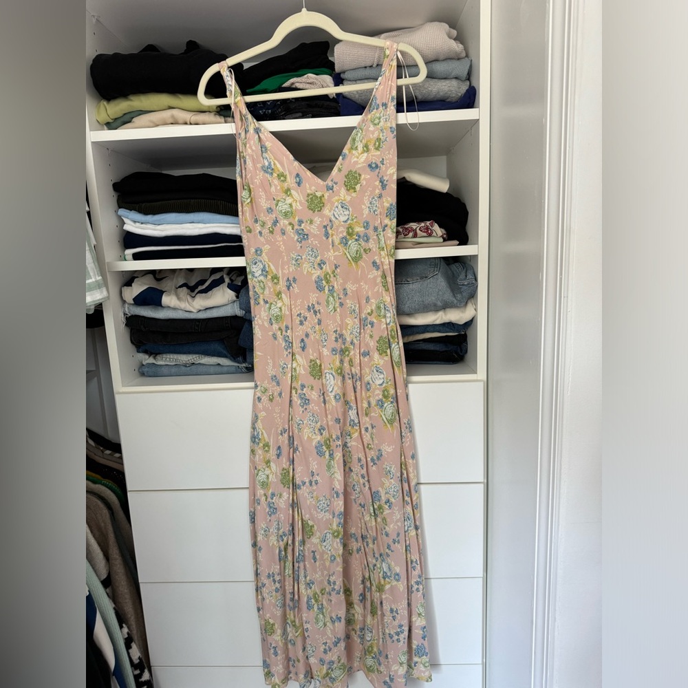 zara dress. size small. low neck and back. maxi length. bought last year